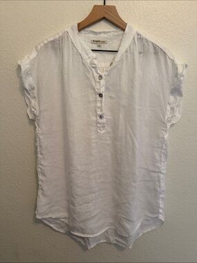 Fresh Laundry 100% Linen Blouse
